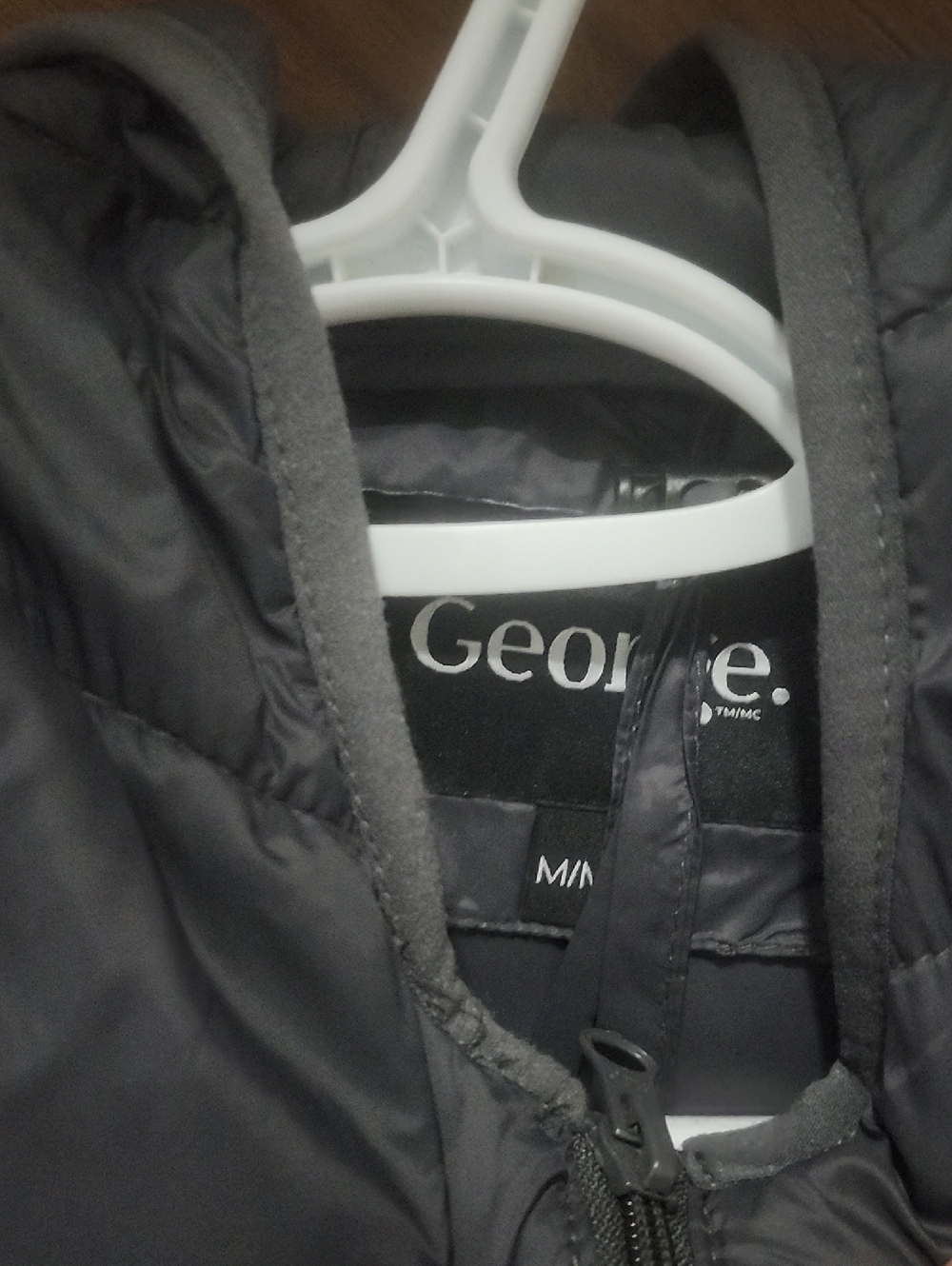 George Navy Puffer Jacket - Picture 2 of 4